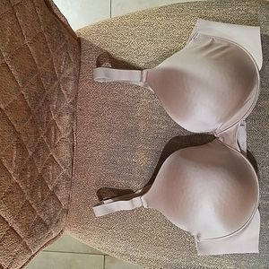 Soma Vanishing Back Full Coverage Underwire Tan Bra